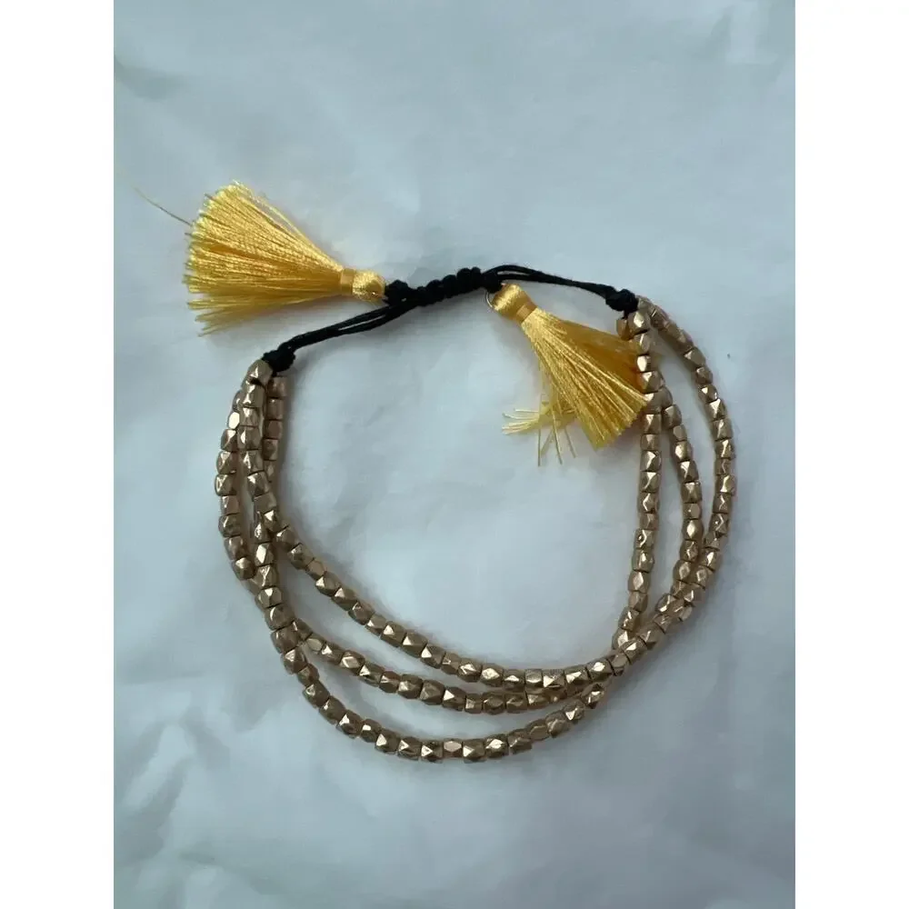 Gold Beaded Bracelet
